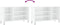 vidaXL - Schoenenkast - 102x36x60 - cm - bewerkt - hout - hoogglans - wit