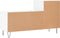 vidaXL - Schoenenkast - 102x36x60 - cm - bewerkt - hout - hoogglans - wit