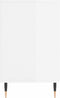 vidaXL - Schoenenkast - 102x36x60 - cm - bewerkt - hout - hoogglans - wit