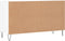 vidaXL - Schoenenkast - 102x36x60 - cm - bewerkt - hout - hoogglans - wit