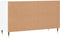 vidaXL - Schoenenkast - 102x36x60 - cm - bewerkt - hout - hoogglans - wit