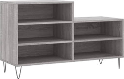 vidaXL-Schoenenkast-102x36x60-cm-bewerkt-hout-sonoma-grijs