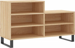 vidaXL - Schoenenkast - 102x36x60 - cm - bewerkt - hout - sonoma - eikenkleurig