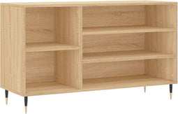 vidaXL - Schoenenkast - 102x36x60 - cm - bewerkt - hout - sonoma - eikenkleurig