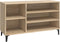 vidaXL - Schoenenkast - 102x36x60 - cm - bewerkt - hout - sonoma - eikenkleurig