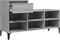 vidaXL - Schoenenkast - 102x36x60 - cm - bewerkt - hout - sonoma - grijs