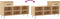 vidaXL - Schoenenkast - 102x36x60 - cm - bewerkt - hout - sonoma - eikenkleurig