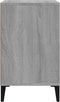 vidaXL - Schoenenkast - 102x36x60 - cm - bewerkt - hout - sonoma - grijs