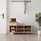 vidaXL - Schoenenkast - 102x36x60 - cm - bewerkt - hout - sonoma - eikenkleurig