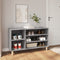 vidaXL - Schoenenkast - 102x36x60 - cm - bewerkt - hout - sonoma - grijs