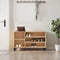 vidaXL - Schoenenkast - 102x36x60 - cm - bewerkt - hout - sonoma - eikenkleurig