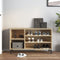 vidaXL - Schoenenkast - 102x36x60 - cm - bewerkt - hout - sonoma - eikenkleurig