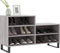 vidaXL - Schoenenkast - 102x36x60 - cm - bewerkt - hout - sonoma - grijs