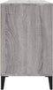 vidaXL - Schoenenkast - 102x36x60 - cm - bewerkt - hout - sonoma - grijs