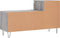 vidaXL - Schoenenkast - 102x36x60 - cm - bewerkt - hout - sonoma - grijs