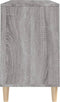 vidaXL - Schoenenkast - 102x36x60 - cm - bewerkt - hout - sonoma - grijs