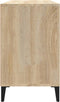 vidaXL - Schoenenkast - 102x36x60 - cm - bewerkt - hout - sonoma - eikenkleurig