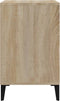 vidaXL - Schoenenkast - 102x36x60 - cm - bewerkt - hout - sonoma - eikenkleurig