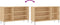 vidaXL - Schoenenkast - 102x36x60 - cm - bewerkt - hout - sonoma - eikenkleurig
