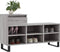 vidaXL - Schoenenkast - 102x36x60 - cm - bewerkt - hout - sonoma - grijs
