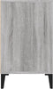 vidaXL - Schoenenkast - 102x36x60 - cm - bewerkt - hout - sonoma - grijs