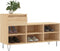 vidaXL - Schoenenkast - 102x36x60 - cm - bewerkt - hout - sonoma - eikenkleurig