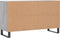vidaXL - Schoenenkast - 102x36x60 - cm - bewerkt - hout - sonoma - grijs