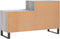 vidaXL - Schoenenkast - 102x36x60 - cm - bewerkt - hout - sonoma - grijs