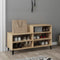 vidaXL - Schoenenkast - 102x36x60 - cm - bewerkt - hout - sonoma - eikenkleurig