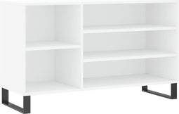 vidaXL - Schoenenkast - 102x36x60 - cm - bewerkt - hout - wit
