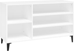 vidaXL - Schoenenkast - 102x36x60 - cm - bewerkt - hout - wit