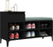 vidaXL - Schoenenkast - 102x36x60 - cm - bewerkt - hout - wit