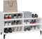 vidaXL - Schoenenkast - 102x36x60 - cm - bewerkt - hout - wit