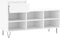 vidaXL - Schoenenkast - 102x36x60 - cm - bewerkt - hout - wit