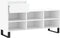 vidaXL - Schoenenkast - 102x36x60 - cm - bewerkt - hout - wit