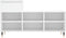 vidaXL - Schoenenkast - 102x36x60 - cm - bewerkt - hout - wit