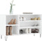 vidaXL - Schoenenkast - 102x36x60 - cm - bewerkt - hout - wit