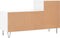 vidaXL - Schoenenkast - 102x36x60 - cm - bewerkt - hout - wit