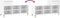 vidaXL - Schoenenkast - 102x36x60 - cm - bewerkt - hout - wit