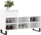 vidaXL - Schoenenkast - 102x36x60 - cm - bewerkt - hout - wit