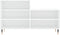 vidaXL - Schoenenkast - 102x36x60 - cm - bewerkt - hout - wit
