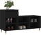 vidaXL - Schoenenkast - 102x36x60 - cm - bewerkt - hout - zwart
