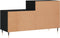 vidaXL - Schoenenkast - 102x36x60 - cm - bewerkt - hout - zwart