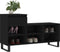 vidaXL - Schoenenkast - 102x36x60 - cm - bewerkt - hout - zwart