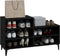 vidaXL - Schoenenkast - 102x36x60 - cm - bewerkt - hout - zwart