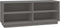 vidaXL - Schoenenkast - 110x34x45 - cm - massief - grenenhout - grijs