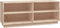 vidaXL - Schoenenkast - 110x34x45 - cm - massief - grenenhout
