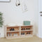 vidaXL - Schoenenkast - 110x34x45 - cm - massief - grenenhout