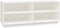 vidaXL - Schoenenkast - 110x34x45 - cm - massief - grenenhout - wit