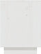 vidaXL - Schoenenkast - 110x34x45 - cm - massief - grenenhout - wit